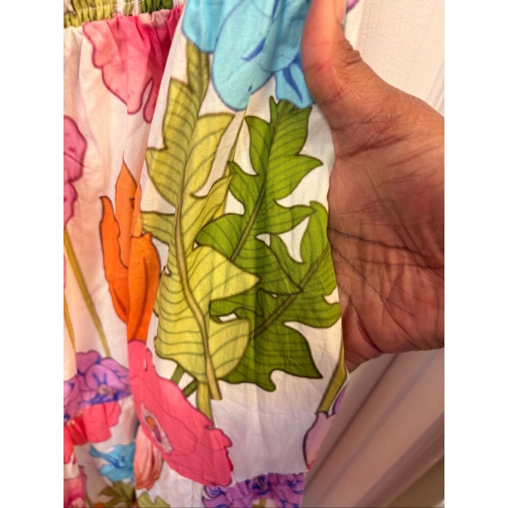 Floral Latterned Babydoll Dress - Picture 6 of 7